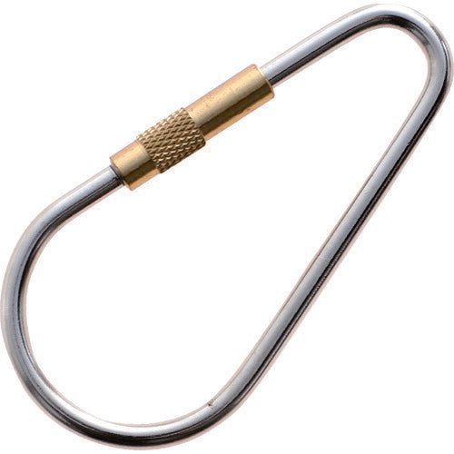 ＴＲＵＳＣＯ　ステンレス　ナス型リングキャッチ　真鍮ナットタイプ　線径３ｍｍ　長さ６０ｍｍ（１個入） TNRC-3