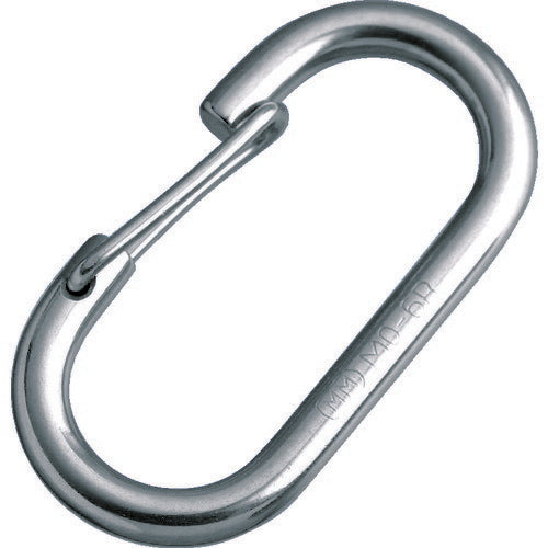 ＴＲＵＳＣＯ　Ｏ型フック　ロープタイプ　ステンレス製　８ｍｍ　（１個＝１袋） TOF-8R