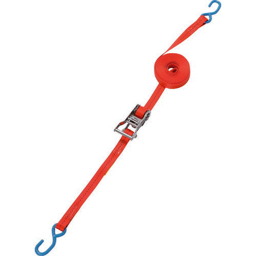 ＴＲＵＳＣＯ ベルト荷締機ワイドハンドル ２５ｍｍ幅 １５０ｋｇ Ｓフックタイプ GV25H-150S