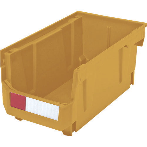 【取寄品】 ＴＲＵＳＣＯ スタッキングコンテナ ９．６Ｌ イエロー TSC240Y 【送料都度見積】