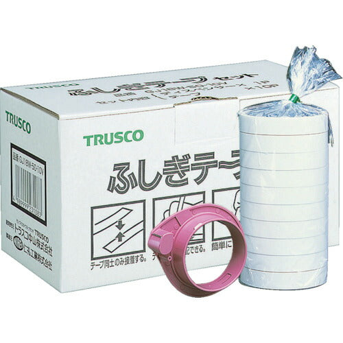 ＴＲＵＳＣＯ　結束用樹脂テープ　ふしぎテープ　幅１８ｍｍＸ長さ５０ｍ　１０巻入 GJ18W-50-10V