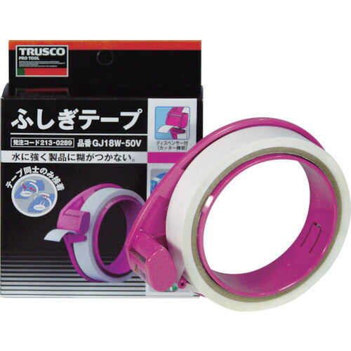 ＴＲＵＳＣＯ　結束用樹脂テープ　ふしぎテープ　幅１８ｍｍＸ長さ５０ｍ GJ18W-50V