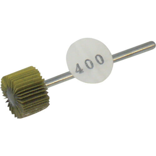 ＴＲＵＳＣＯ　ダイヤ軸付フラップホイール　オールダイヤ　Φ１５Ｘ軸径３　４００＃ P-DF1510-3A(400)