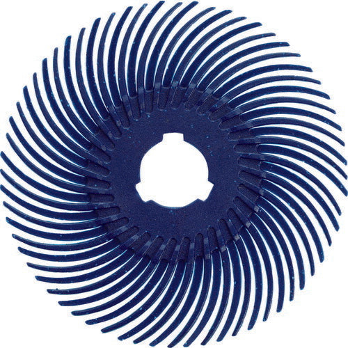 【取寄品】 ＴＲＵＳＣＯ ラジアルブラシディスクΦ５０．８＃１２０青 TBR50.8X120 【送料都度見積】