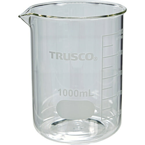ＴＲＵＳＣＯ　ガラスビーカー　１０００ｍｌ GB-1000