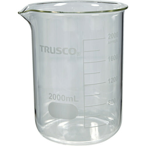 ＴＲＵＳＣＯ　ガラスビーカー　２０００ｍｌ GB-2000