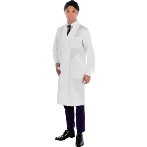 ＴＲＵＳＣＯ 研究用白衣 袖口ひも入 男子ダブル Ｍ WLC-MD-M