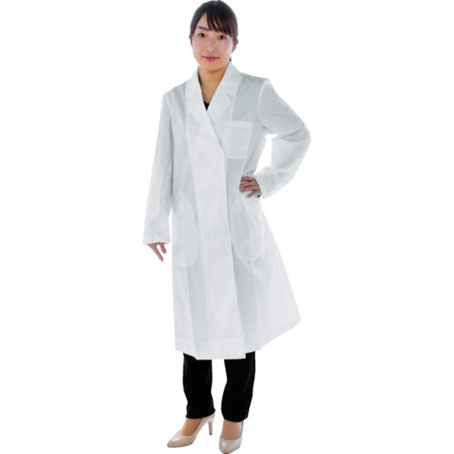 ＴＲＵＳＣＯ 研究用白衣 袖口ひも入 女子シングル Ｍ WLC-WS-M
