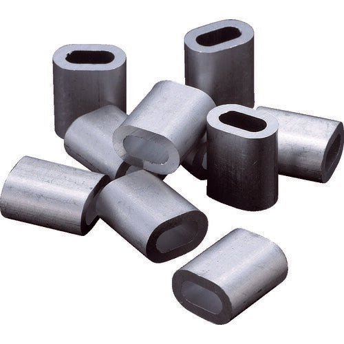 ＴＲＵＳＣＯ　アルミスリーブ　適合ワイヤ径４．０ｍｍ　１０個入 AS-4