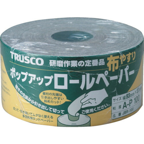ＴＲＵＳＣＯ　ポップアップロールペーパー　９３ｍｍＸ３７ｍ　＃１００ JBR-100