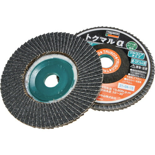 ＴＲＵＳＣＯ　トクマルα　ジルコニア　Φ１００　（１０枚入）　１００＃ GP-100TMAZ(100)