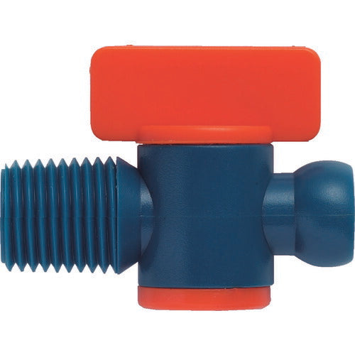 ＴＲＵＳＣＯ　クーラントライナー　おねじタイプバルブ　サイズ１／４　（１０個入） CL-2B02