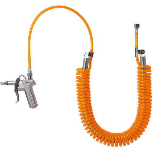 ＴＲＵＳＣＯ　スプリング式ウレタンコイルホース　ダスターセット　２ｍ TD-75SC-3S