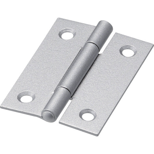 ＴＲＵＳＣＯ　スチール製厚口蝶番　シルバー塗装仕上げ　全長５１ｍｍ　（１０個入） 888-51SV