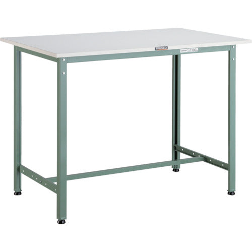 ＴＲＵＳＣＯ　軽荷重立作業台（３００ｋｇ）ＨＡＥ型　９００Ｘ４５０ＸＨ９００　基本タイプ　グリーン色 HAE-0945