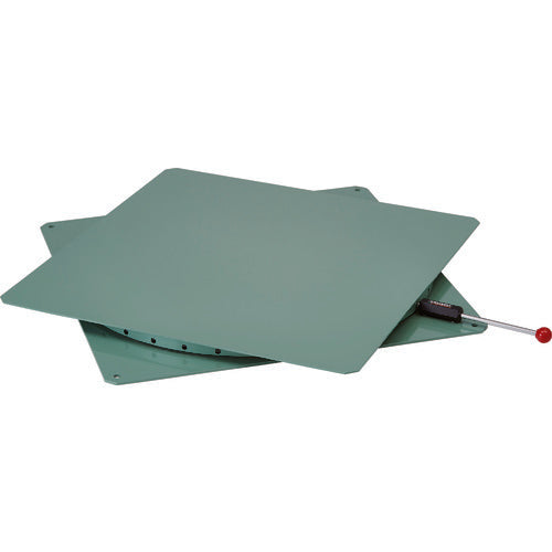 ＴＲＵＳＣＯ 回転台 角型 ６００Ｘ６００ 耐荷重５００ｋｇ TT-600