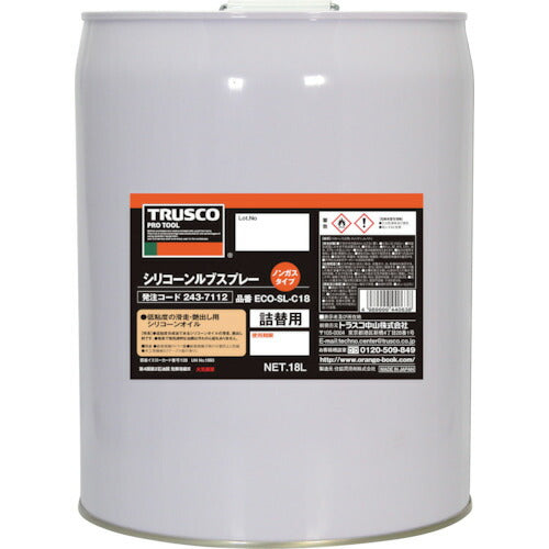 ＴＲＵＳＣＯ　αシリコンルブ　１８Ｌ ECO-SL-C18
