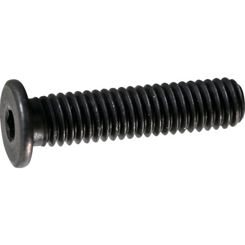 ＴＲＵＳＣＯ 超低頭キャップボルト スチール黒染め Ｍ８×２５ ５本入 ／六角穴付ボルト（ＣＡＰ） Y153-0825