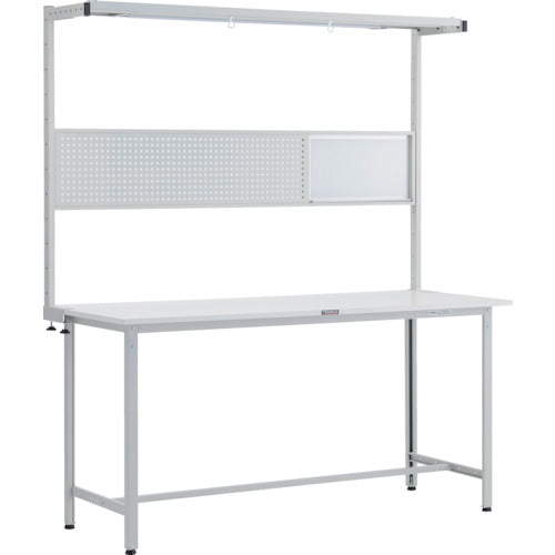 ＴＲＵＳＣＯ　軽荷重立作業台（３００ｋｇ）ＨＡＥ型　１８００Ｘ７５０ＸＨ２１０８（全高）　ツールハンガーフルセット付　ホワイト色 HAE-1800THFS W