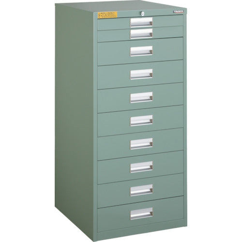 ＴＲＵＳＣＯ　ＬＶＥ型キャビネット　５００×５５０×Ｈ１１００　引出１０段 LVE-1107