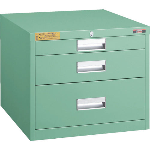 ＴＲＵＳＣＯ　ＬＶＥ型キャビネット　５００Ｘ５５０ＸＨ４２０　引出３段 LVE-422