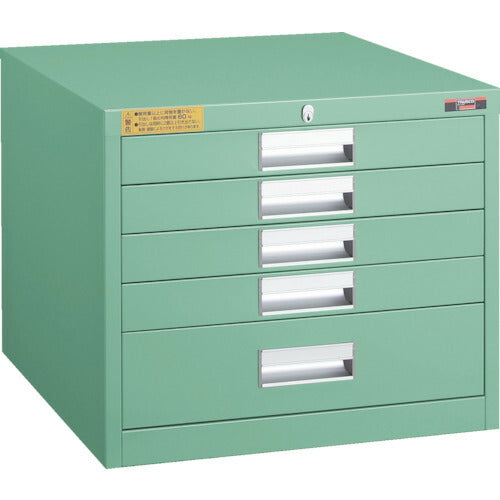 ＴＲＵＳＣＯ　ＬＶＥ型キャビネット　５００Ｘ５５０ＸＨ４２０　引出５段 LVE-423