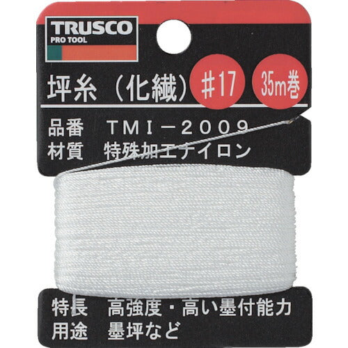 ＴＲＵＳＣＯ 坪糸（化繊） ＃１７ ３５ｍ巻 TMI-2009