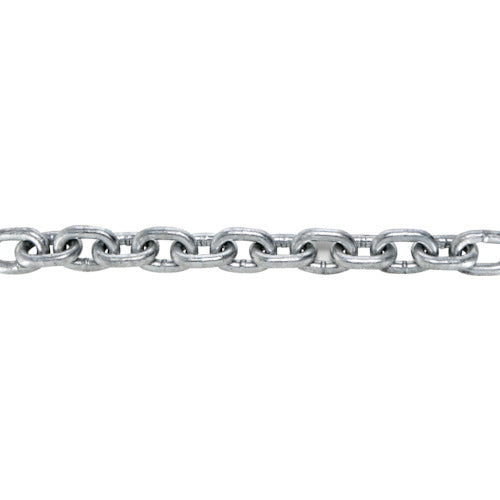 【取寄品】 ＴＲＵＳＣＯ ＪＩＳ Ｆ２１０６第一種規格相当 ロングリンクチェーン スチール ドブメッキ 線径６ｍｍ×長さ１．１Ｍ～２．０Ｍ TIC-6-LG-D-2C 【送料都度見積】