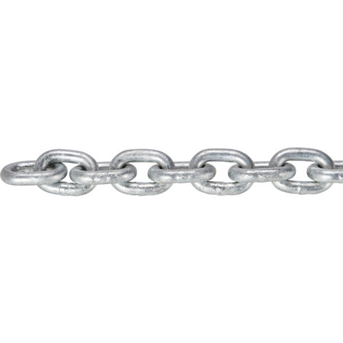 【取寄品】 ＴＲＵＳＣＯ ＪＩＳ Ｆ２１０６第一種規格相当 ショートリンクチェーン スチール ドブメッキ 線径１３ｍｍ×長さ０．１Ｍ～１．０Ｍ TIC-13-SH-D-1C 【送料都度見積】