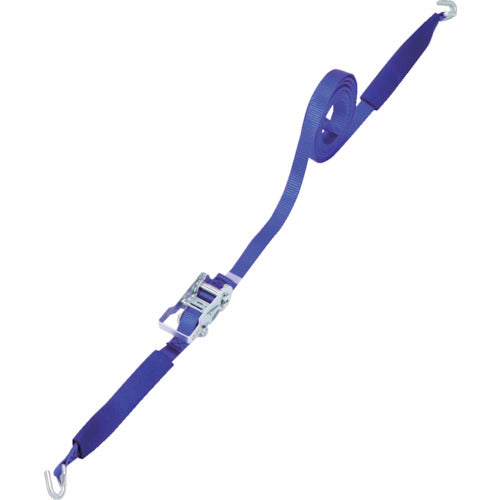 ＴＲＵＳＣＯ　ベルト荷締機（ＪＩＳ規格品）　２５ＭＭ幅　２５４ＫＧ　ナローフックタイプ LBNH-2545