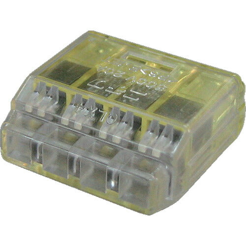 ＴＲＵＳＣＯ　差込形電線コネクタ極数４　（８個入） T-QL-4