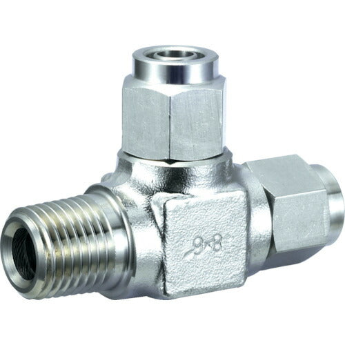 ＴＲＵＳＣＯ　ＳＵＳメイルランティ　適用チューブ径１０Ｘ８　ねじＲ１／４ TS10-02RT