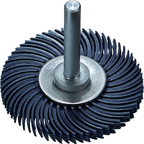 【取寄品】 ＴＲＵＳＣＯ ラジアルブラシディスク（ホイールタイプ）Φ５０．８＃１２０青 TBRM50.8X120 【送料都度見積】