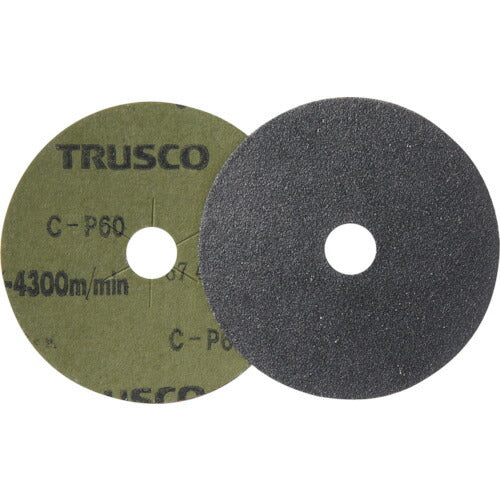 ＴＲＵＳＣＯ　ディスクペーパー４型　Φ１００Ｘ１５．９　＃６０　（１０枚入） TG4-60