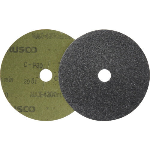 ＴＲＵＳＣＯ　ディスクペーパー５型　Φ１２５Ｘ１５．９　＃６０　（１０枚入） TG5-60