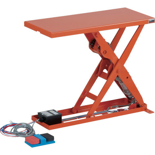 ＴＲＵＳＣＯ スリムリフト１００ｋｇ 電動ボールねじ式 ７００Ｘ３００ ＤＣ２４Ｖ HLEBA-10-3007-D2
