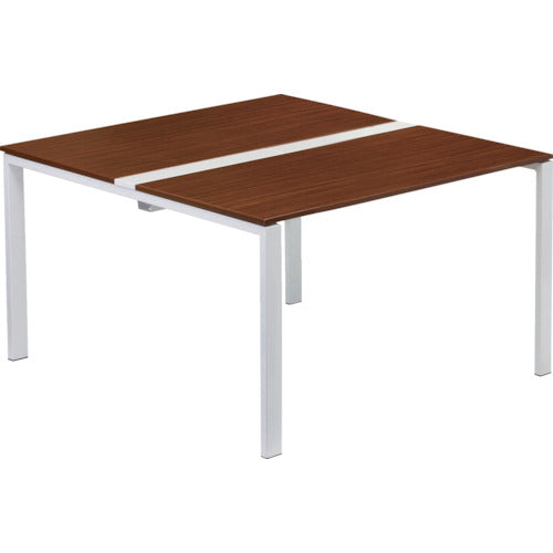 【取寄品】 ＴＲＵＳＣＯ フリーアドレス用デスク １２００Ｘ１３００Ｘ７２０ ダークウッドＸブラック TFAD1213DW-BK 【送料都度見積】