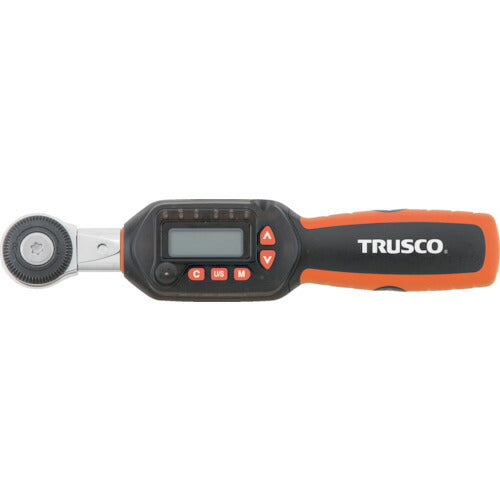 ＴＲＵＳＣＯ ヘッド交換式ラチェットデジタルトルクレンチ 差込角９．５ｍｍ １２～６０Ｎｍ HDT3-060C