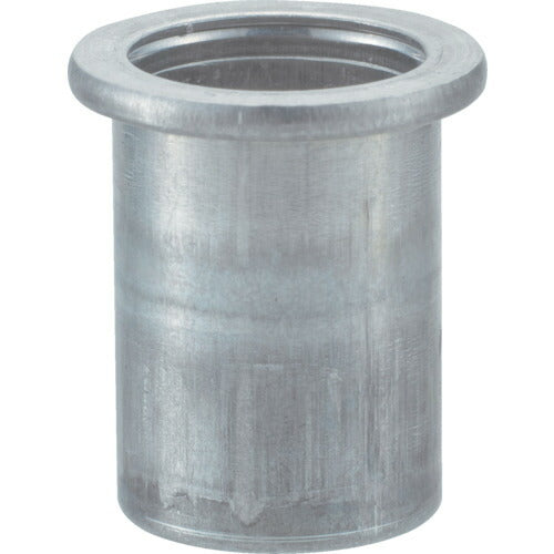 ＴＲＵＳＣＯ　クリンプナット平頭アルミ　板厚２．５　Ｍ５Ｘ０．８　（３２個入） T-BN-5M25A
