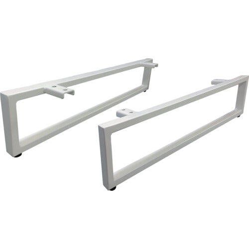 【取寄品】 ＴＲＵＳＣＯ スクエアテーブル用脚部 ５８０×１３０ ホワイト TSREG-W 【送料都度見積】