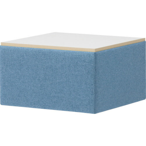 【取寄品】 ＴＲＵＳＣＯ スクエアテーブル用テーブル ６０６×６０６×３４０ ブルー TSTB606-B 【送料都度見積】