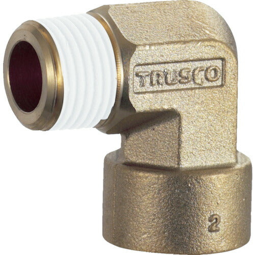ＴＲＵＳＣＯ　ねじ込み継手　エルボ　Ｒ１／２－ＲＣ１／２ TN-14L