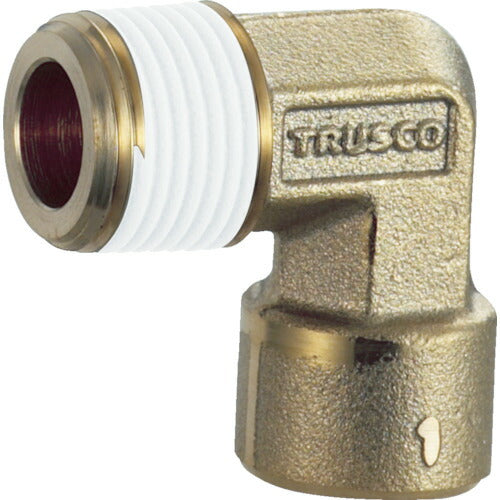 ＴＲＵＳＣＯ ねじ込み継手 エルボ Ｒ１／４－ＲＣ１／８異径 TN-0211L