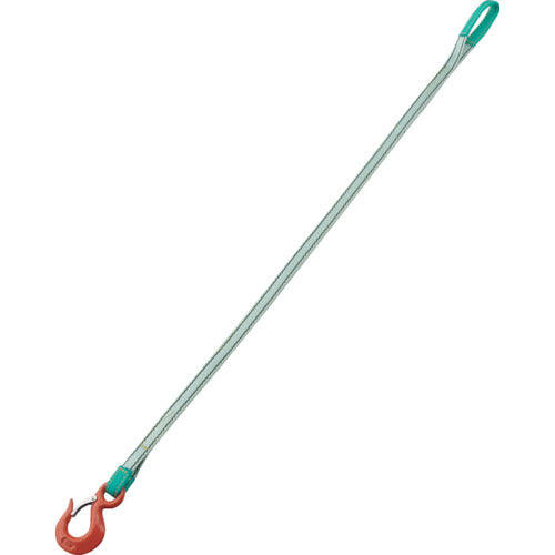 ＴＲＵＳＣＯ　１本吊ベルトスリングセット　２５ｍｍ幅Ｘ１．５ｍ　最大使用荷重１ｔ TPSH25-1P15