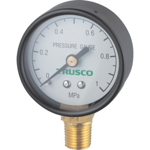 ＴＲＵＳＣＯ　圧力計　表示板径Φ５０　立型口径Ｒ１／４表示 TP-G50A