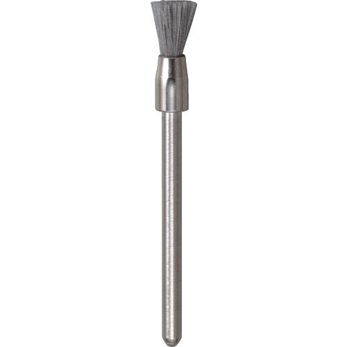ＴＲＵＳＣＯ　エンド型ブラシ　ダイヤ入ナイロン　線０．２５Ｘ筒径Φ５Ｘ軸Φ３ 53E-7