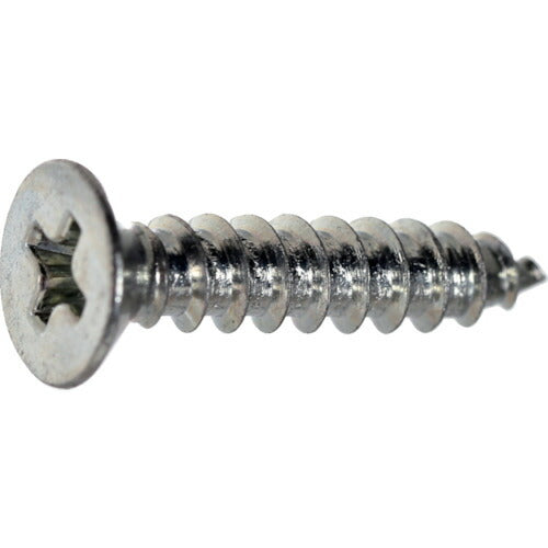 【取寄品】 ＴＲＵＳＣＯ 皿頭タッピングねじ １種Ａ 三価白 Ｍ３．５×２５ ３７０本入 ヘキサゴンパック S021-3525 【送料都度見積】