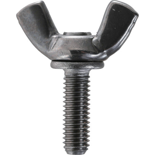 【取寄品】 ＴＲＵＳＣＯ 冷間蝶ボルト ２種 ステンレス ４×１５ １００本入 ヘキサゴンパック S083-0415 【送料都度見積】