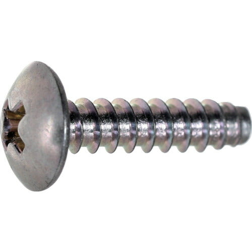 【取寄品】 ＴＲＵＳＣＯ トラス頭タッピングねじ ２種Ｂ０ 三価白 Ｍ４×１２ ４５０本入り ヘキサゴンパック S034-0412 【送料都度見積】