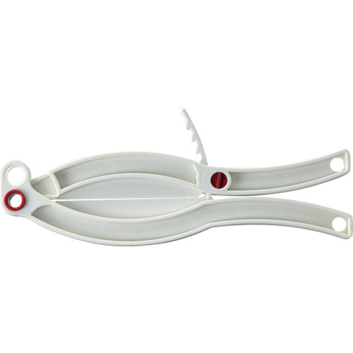 ＴＲＵＳＣＯ　フレコンバック用クリップ　１００ｍｍ　白 TGPA100-WH